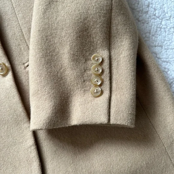 Ralph Lauren Men Blazer Jacket Beige %100 Camel Hair from Italy Size 46R